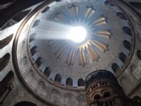 de: Studienfahrt Dominikus Zimmermann Gymnasium : Jugendaustausch DZG Jerusalem Grabeskirche Kuppel (s)