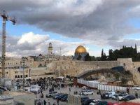 de: Jugenstudienreise Hochtaunus 2018 : Jugendstudienreise Hochtaunuskreis Jerusalem Westmauer des Tempels Tempelberg (s)